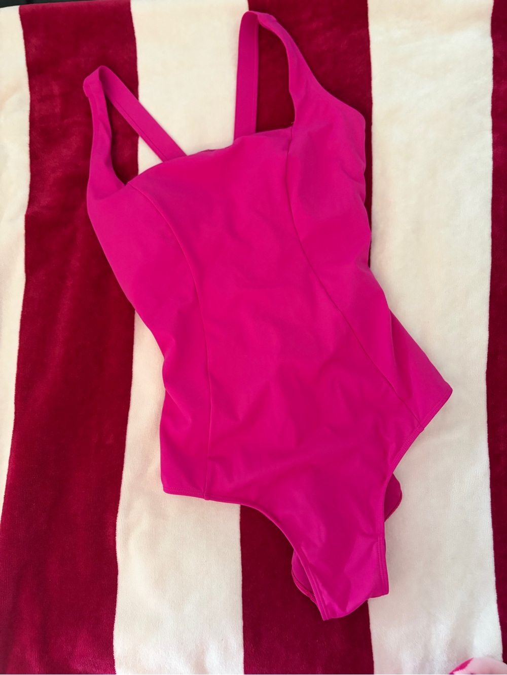 Ta3 Hot Pink Lace-Up One-Piece Swimsuit - Picture 3 of 12